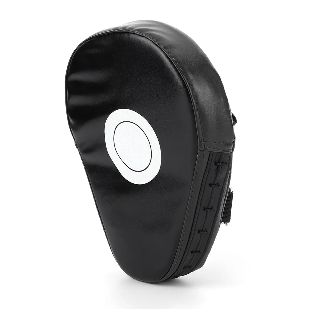 Curved Boxing Hand Target PU Leather 5-Finger Hand Target Breathable Boxing Mitts Kickboxing Pads for Martial Arts Training