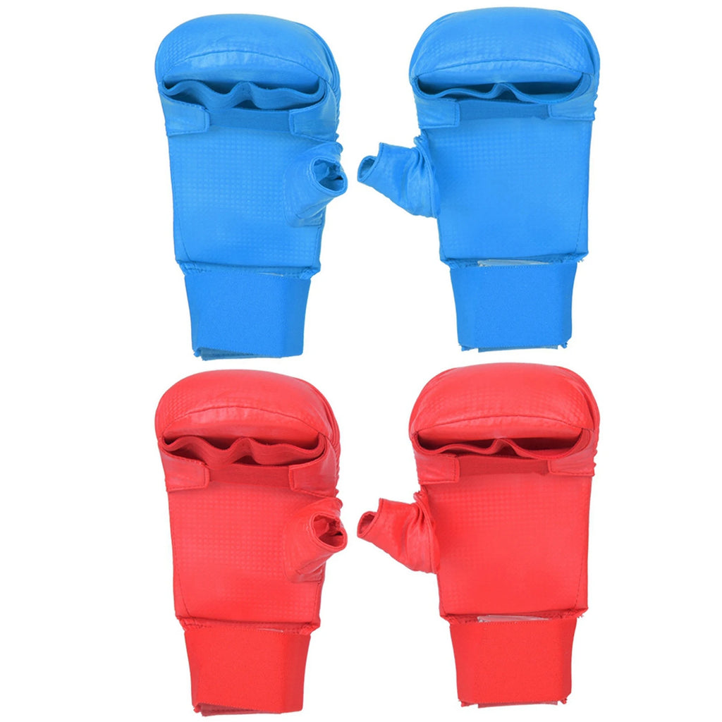A Pair of Boxing Gloves Karate Hand Protector with Thumb Protector for Martial Arts Sports Game Training Boxing Gloves
