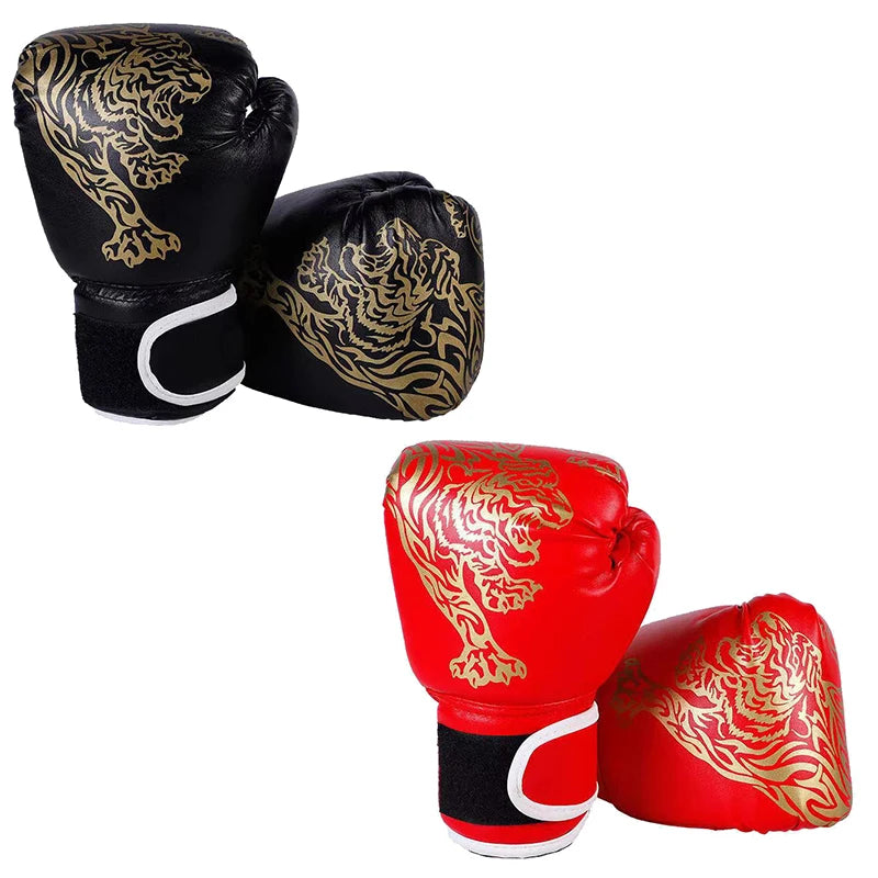 New【Professional Boxing Gloves Breathable PU Leather Fighting Gloves Boxing Training Kickboxing Gloves For Sport Sandbag】